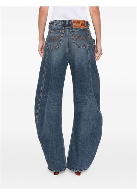 jeans denim strap donna blu JEAN PAUL GAULTIER | 25/03-W-TR009-D02457